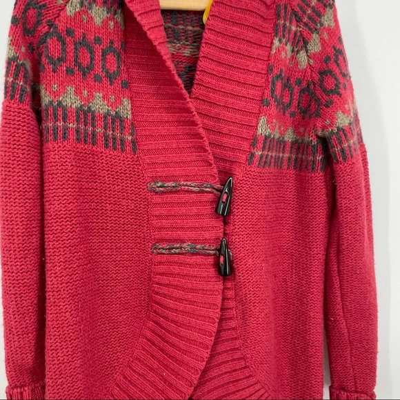 Lole toggle closure sweater Med wool blend - Picture 3 of 5